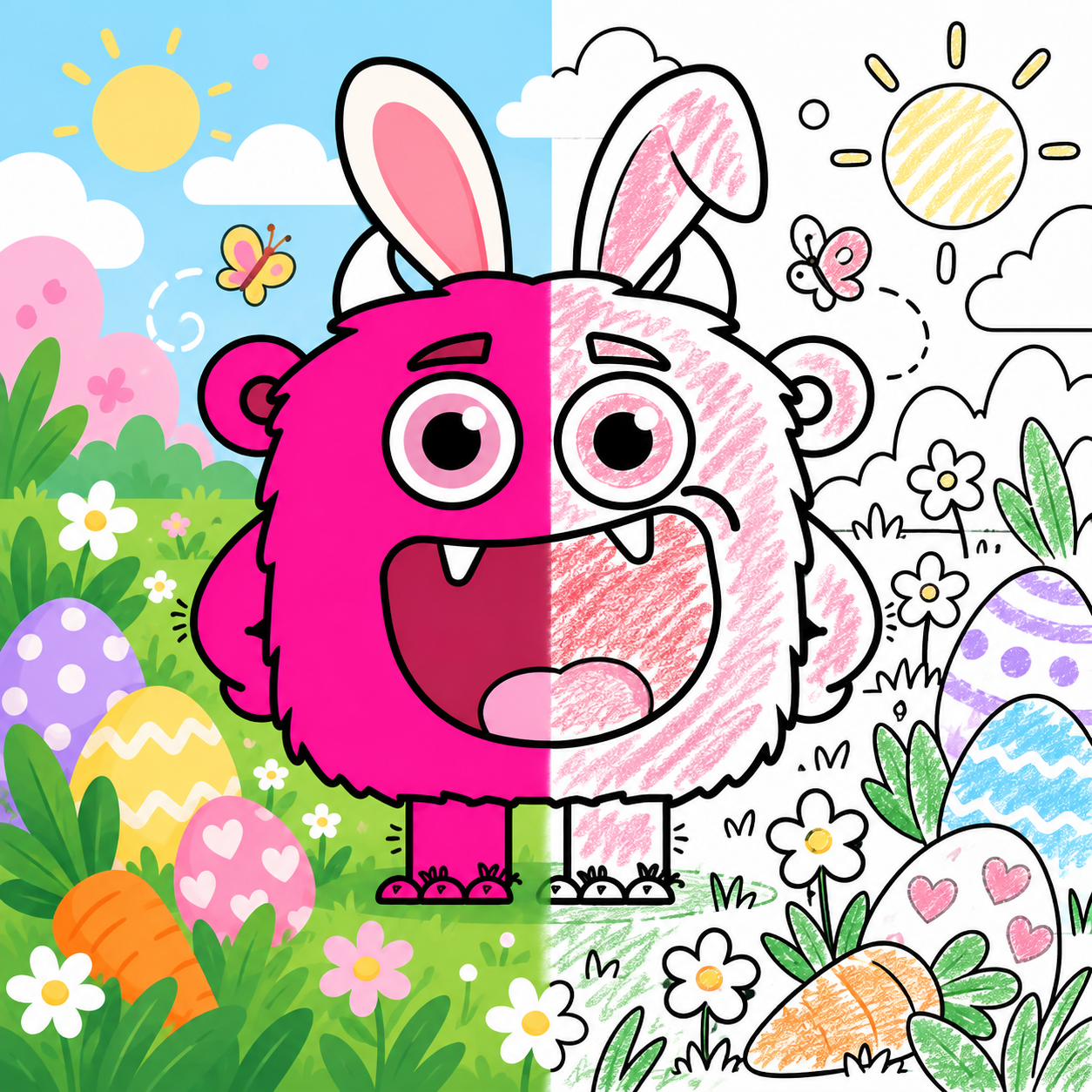 Easter Colour Sheets